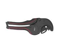 Plyisty Tagghiatubi a Cricchetto in Pvc, Tagliatubi a Cricchetto Autoblocante, con Impugnatura Antiscivolo e Design con Serratura, per Cpvc, Pex, Tubo in Gomma (0-42)