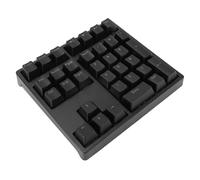 Plyisty Tastierino Numerico Meccanico, Tastierino Numerico Cablato USB C a 34 Tasti con Interruttore Blu Retroilluminato RGB, Piedini Regolabili per Laptop PC Desktop Mac OS (BLACK)