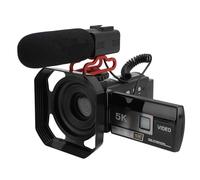 Plyisty Telecamera DVR Portatile, Videocamera Videocamera Supporto Pieghevole a Forma di U Touch Screen da 3 Pollici per i Viaggi