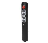 Plyisty Telecomando per Apprendimento con Pulsanti Grandi, Telecomando Portatile a 6 Tasti Controller Intelligente 10 Metri per TV STB DVD HiFi VCR