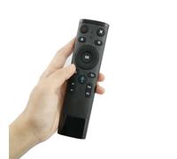 Plyisty Telecomando Wireless Air Mouse 2.4G con Input Vocale, Controller Giroscopio a 3 Assi, Ricevitore USB 16 Tasti per PC Proiettore Smart TV Box