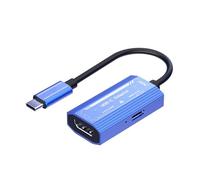 Plyisty USB C Agli Occhiali e Adattatore di Ricarica, Adattatore a Vetro AR 4K 60Hz Fino a Pd3.0, Carica e Giocate Rapidi da 100 W3.0, per Xreal per Vitura per per Rayneo e Altri