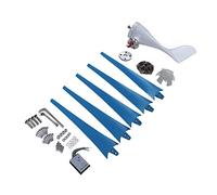 Plyisty Ventola A 5 Pale Con Motore A Corrente Alternata Trifase 300 W, Kit Generatore di Turbina Eoliche A Energia Solare Ibrida e Solare, Con di Regolazione Dell'imbardata, (DC24V)