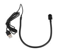 Plyisty Webcam USB per PC Messa a Fuoco Automatica, HD con Microfono, Videocamera Centrale FHD 1080P, Tubo Flessibile Integrato, 10, Zoom, Skype, TV, Video per Conferenze