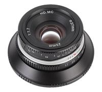 Plyisty Z Monte 25mm F1.7 LENS PRIMI per Fotocamera Z50 ZFC ZFC, Design Minimalista, Rivestimento a Bassa Riflessione, per Fotografia Professionale, 1 Tappo Anteriore dell'obiettivo 1 Incluso (BLACK)