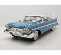 Plymouth Fury 1958 Giallo Modellino Auto Bianca 1:18 MotorMax
