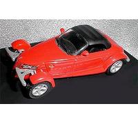 Plymouth Prowler Cappotta Rosso Modellino Auto 1:43 Universal Hobbies