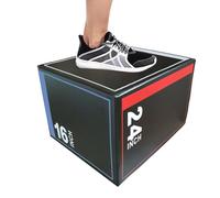 Plyo Box per Allenamento - Box per Salto Antiscivolo per Esercizi a Casa | Attrezzatura per Equilibrio per Allenamento di Salto Veloce, Squat e Stacco Morto per Uso Domestico ed Esterno per e Principi