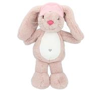 Depesche 12538 Principessa Mimi-Coniglietto Nelly, con Pancia Bianca e Pelliccia, Peluche con Naso Maschera per Dormire Rosa, Multicolore