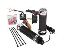 Pm manopole riscaldate apex cromato 08-up h-d con acceleratore elettronico