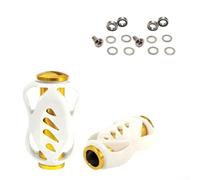 PM Modified Reel Grip Pillola per DAIWA Per S Per SerieFor S Baitca Per Sting e Per ReelFor S CNC Alluminio Leggero Affidabile Fit (2 set oro chiaro)