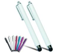 PM0505 x 2 First2savvv bianco multifunzione Stylus pen per tutti i telefoni cellulari