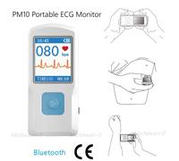 PM10 Portable ECG Machine New Rechargeable with Color LCD Bluetooth Heart Beat