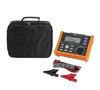 PM5203 Tester di isolamento digitale 0,01 MΩ-100 GΩ 2500 V, tester di resistenza digitale, multimetro di resistenza, con display retroilluminato e spegnimento automatico, calcolo automatico PI e DAR