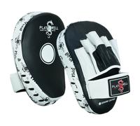 Pma pelle Deluxe Loghi Curvo Focus Pastiglie Guanti Boxe Mma Bersaglio Gancio E