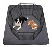 PmakeEorT Traversine Cani 168x125 cm, Tappetini Igienici per cani Traverse Lavabili, Tappetino Toilette per cani pipi Assorbenti, Puppy Pads for gabbia, recinto, divano, letto
