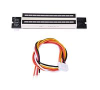 Pmandgk 12 Indicatore di livello musicale LED spettro VU Meter Amplificatore Lampade Velocità della luce Scheda regolabile per MP3 DC 7-12V ()