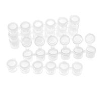 Pmandgk 20 strisce da 120 vasetti da 5 ml, 6 tazze, mini strisce vuote di per pittura e , contenitori in plastica
