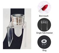 Pmandgk 3 pezzi set DIY 12.1mm semplice tubo di riempimento a bocca di in silicone stampo in alluminio singolo foro staffa pennello strumento set