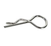 Pmandgk 50 Pezzi In Acciaio Torta Clip Shell Copertura Pin Bend per 1/10 RC Auto Giocattoli Redcat Attraversare Parti