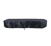 Pmandgk Copertura per tavolo da biliardo coulisse, resistente, impermeabile, per tavolo rettangolare, colore: nero