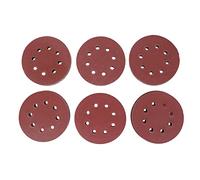 Pmandgk Dischi abrasivi da 5 pollici 60 PZ Carta vetrata assortiti 60 80 120 180 240 320 Per levigatrici cingolate a potenza