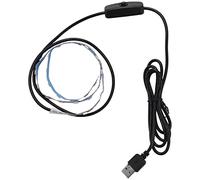 Pmandgk Luce Batterica UVC Disinfezione Germicida 5V Lampada Battericida Acari Strisce Luminose Striscia un LED 50X1Cm
