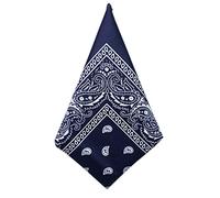 Pmandgk Set di 5 bandane blu navy - Sciarpa di cotone cashmere venduta entro il 5