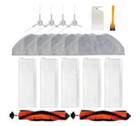 Pmandgk Spazzola di rotolamento principale Spazzola laterale Filtro Mop Panno per Mi Robot Vacuum-Mop Essential G1 Pezzi di ricambio Pacchetto
