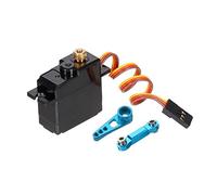 Pmandgk TRE Metallo Cambio Servo con Servo Braccio Servo per 144001 124019 124018 A959-B A959 RC Upgrade Parti
