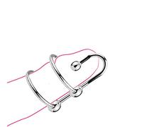 PMBNCF Anello for pene in acciaio inossidabile Bondage Anello for glande Anello for pene Anello di castità in metallo for spina del pene Anello for sesso con pene Giocattoli sessuali for uomini(45 mm)