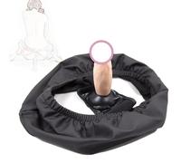 PMBNCF Cintura di castità Cintura di castità Pantaloni di nylon femminili Biancheria intima con dildo Plug anale Mutandine sexy for pene Imbracatura Cintura di castità Giocattoli sessuali for donne Uo