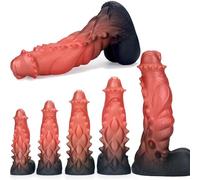 PMBNCF Dildo anale in Silicone, Dildo mostruoso, Pene, Dildo Gigante con Ventosa, Plug anale, Dilatatore anale, Punto G, Plug anale, Giocattoli sessuali for Uomini e Donne(M)