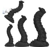 PMBNCF Dildo in silicone con tentacolo di polpo, dildo mostruoso con ventosa, dildo anale, plug anale, dilatatore anale, dildo mostruoso, giocattoli sessuali for donne e uomini(L)