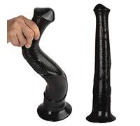 PMBNCF Plug anale SM da 42 cm, plug anale a forma di cavallo con diametro di 6,5 cm, plug anale grande con potente ventosa, giocattolo anale con dildo gigante, giocattoli sessuali for uomini e donne