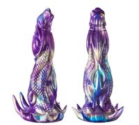 PMBNCF SM Dildo Monster Dildos Tentacle Dildo con Ventosa Silicone Spesso Nodo Dildo Anale G-Spot Vagina Dildo Coda Plug Anale Animale Giocattolo Sessuale for Uomini