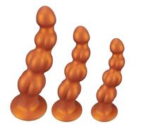 PMBNCF SM Silicone 4 Perle Perle Anali Grande Plug Anale Dilatatore Anale Dildo Anale Palline Vaginali Dildo Sesso Anale Catena Anale Giocattoli Sessuali for Donne Uomini Gay(S)