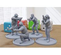 PMC BRAVO - Minifigure 3D Stampate Per Giochi Da Tavolo Moderni 28mm / 32mm Sca