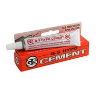 PMC Supplies LLC Jewelers G-S Hypo Clear Cement 9 ml w/Precision Applicator for Beads Findings Watch Crystals Plastic Glass Metal Ceramic Crafts by