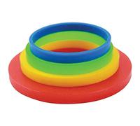 PME - Anelli Guida Grandi per Mattarello Antiaderente per Cake Design, 4 Coppie