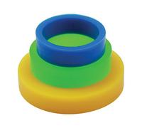 PME - Anelli Guida Piccoli per Mattarello Antiaderente per Cake Design, 3 Coppie