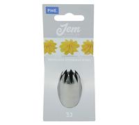 PME Bocchetta Decorativa, Acciaio Inossidabile, Argento