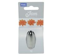 PME Bocchetta Decorativa, Acciaio Inossidabile, Argento