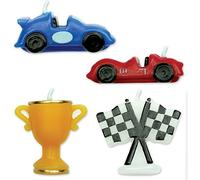 PME CA006 Candele Decortive per Torte, Cera, Multicolore, 4 x 1.5 x 4 cm