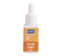 PME Cake Colour Drops Arancioni | Colorante Alimentare a Base di Olio (20 ml)