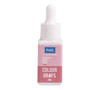 PME Cake Colour Drops Rosa | Colorante Alimentare a Base di Olio (20 ml)