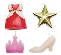PME - Candele Decorative per Torte - Principessa, Confezione da 4