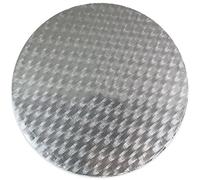 PME CBR851 Vassoio Sottotorta Circolare Sottile, Argento, 45,8 cm (18")