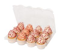 PME Confezione da 9 scatole riutilizzabili in plastica per cupcake (12 cavità)