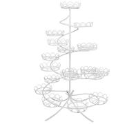 PME CS1005 Alzata per Muffin e Cupcakes, Acciaio, Bianco, 32 x 32 x 46 cm